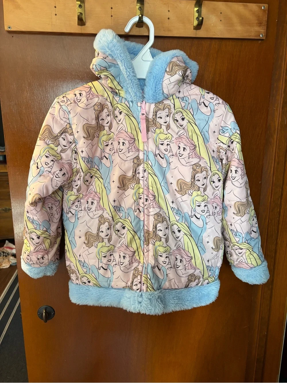 Girls reversible Disney Princess Hooded Jacket - Kids